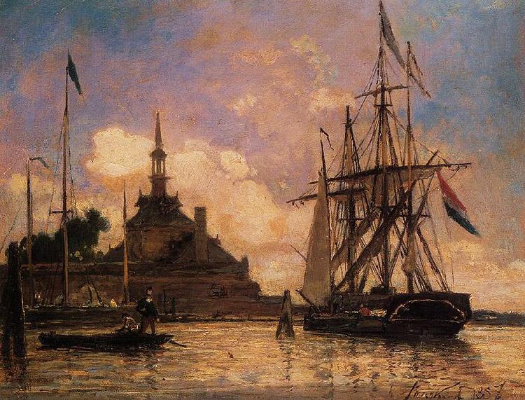 Johan Barthold Jongkind The Port of Rotterdam